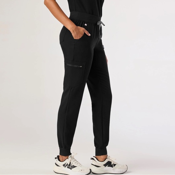 Figs Pants - Figs Black Women's Jogger Zamora Pants